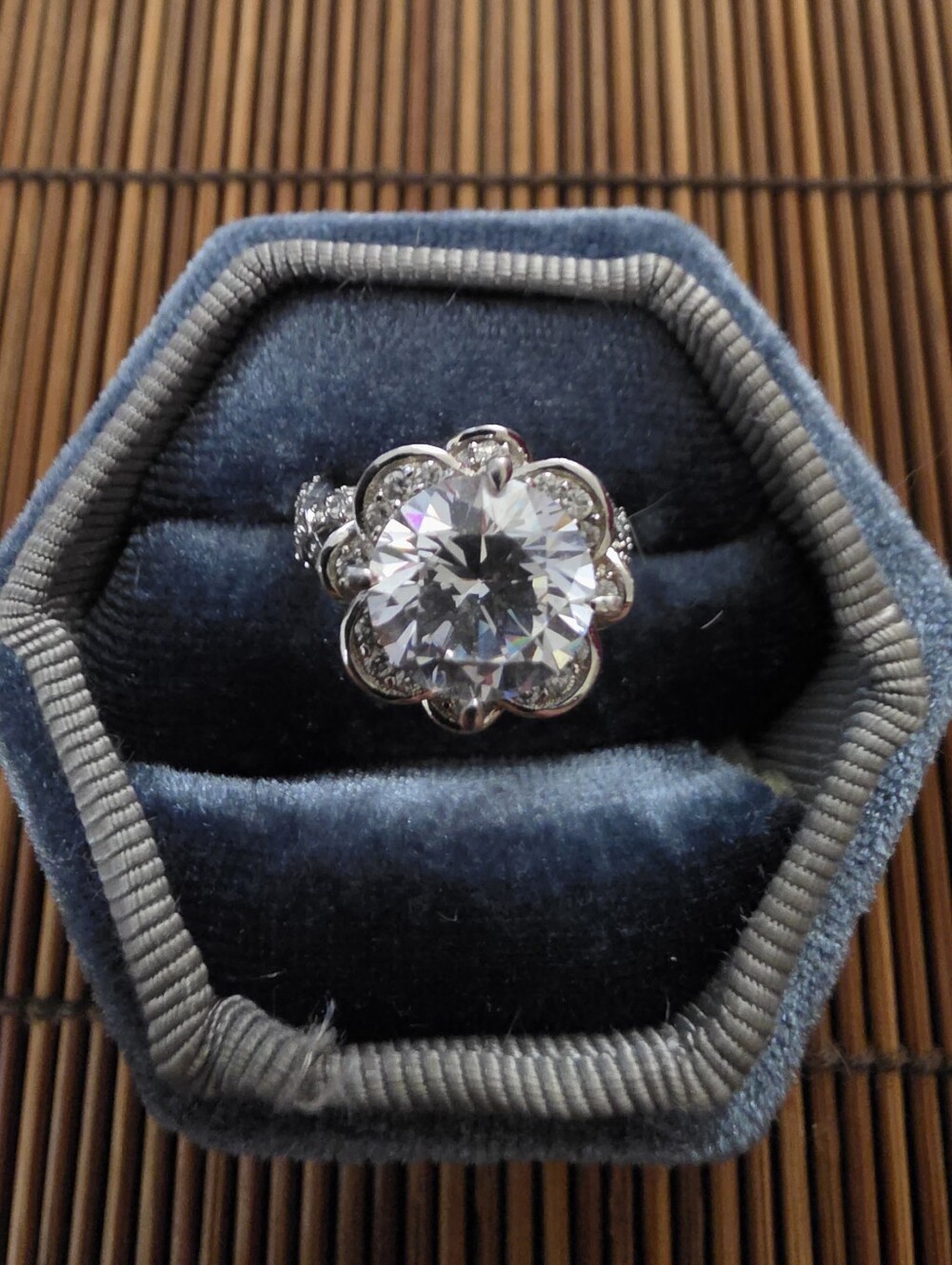 925 Silver Goshenite Ring (Vintage)
